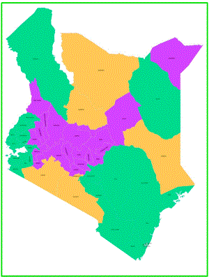 Kenya Election Map